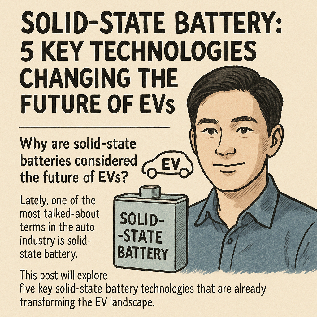 EV 기술의 진화, 전고체 배터리가 바꾸는 5가지 변화