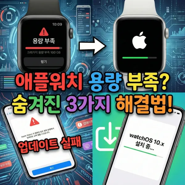 애플워치 용량 부족 해결하는 숨겨진 방법 3가지