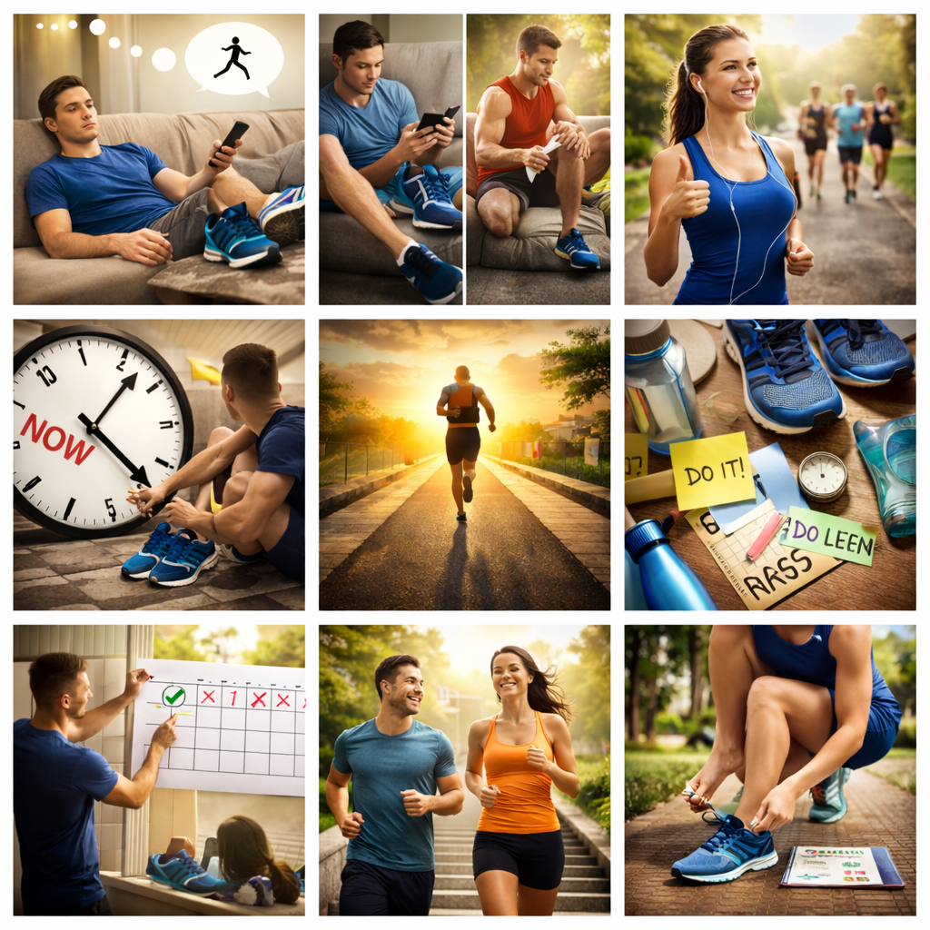 러닝 시작의 심리학 (미루기 극복법, 동기부여 전략, 꾸준함의 비결)