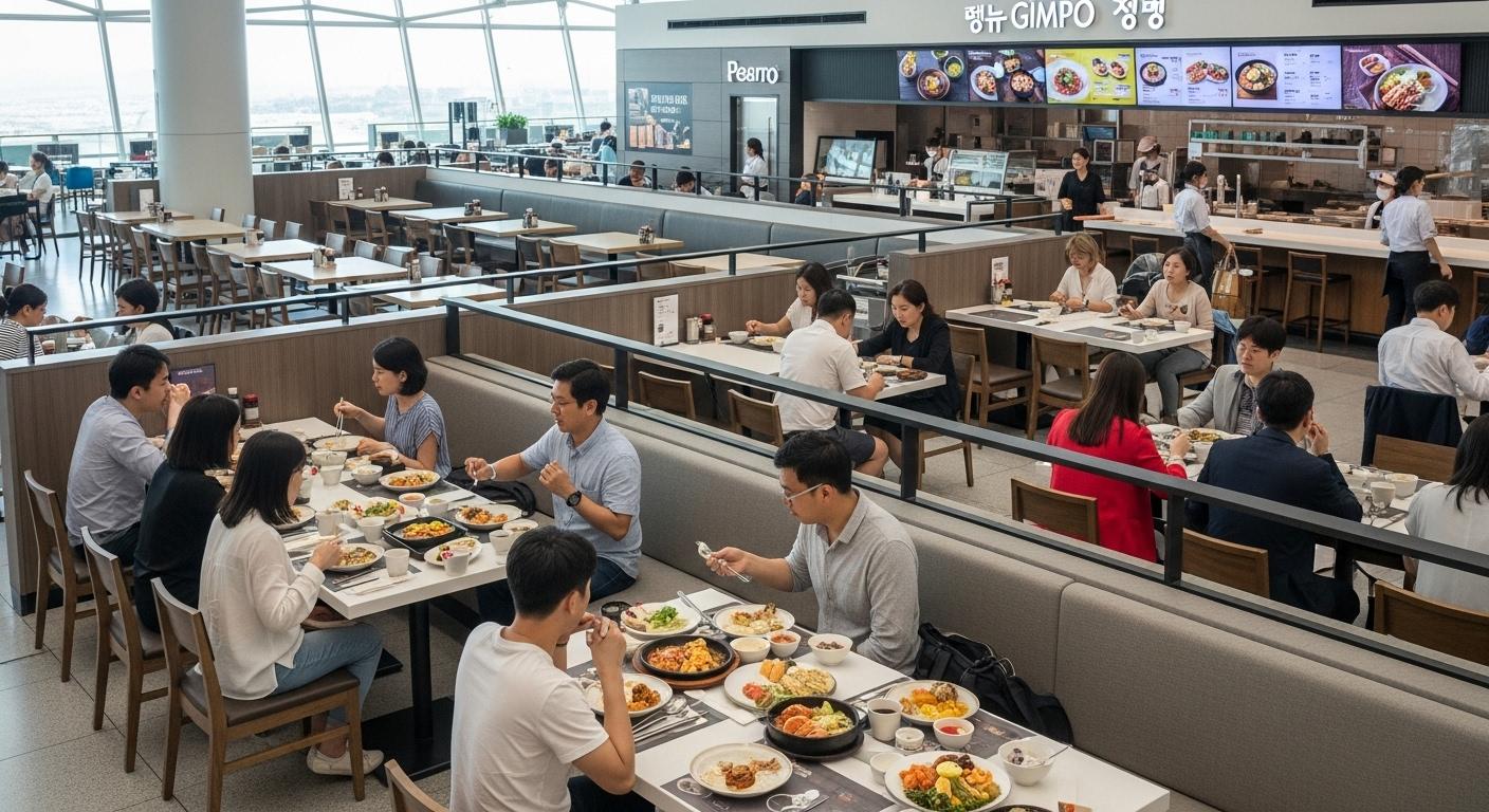 김포공항내 식당