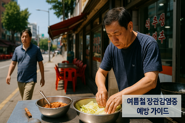 여름철 장관감염증 주의보! 세균성 감염 예방 가이드