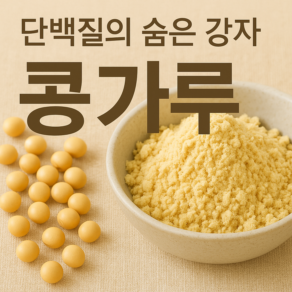 고단백질 콩가루 - 사진