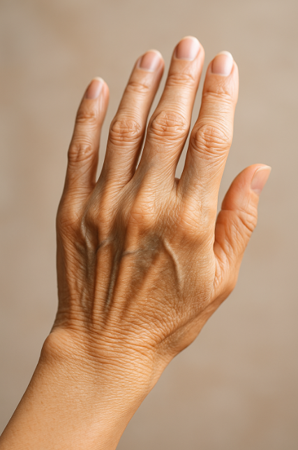 손 피부 노화
