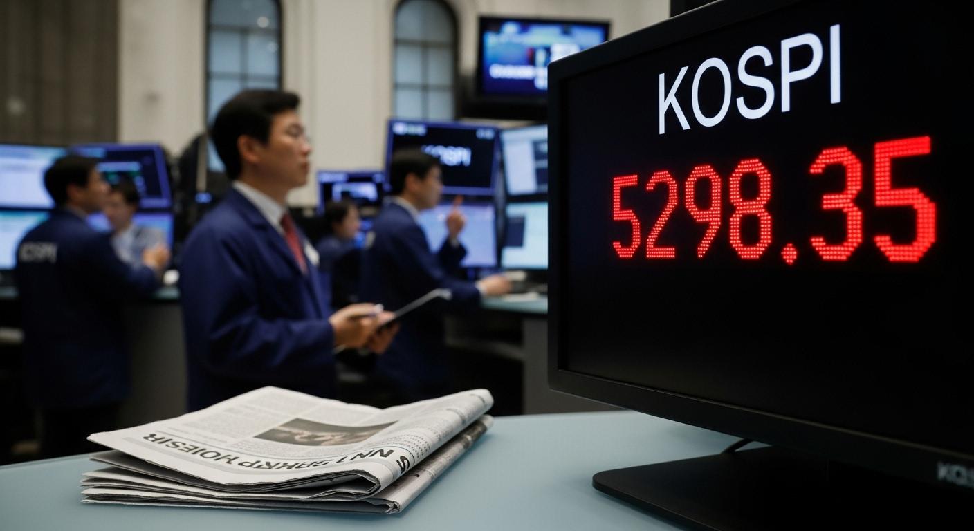 코스피 5300선 아래로