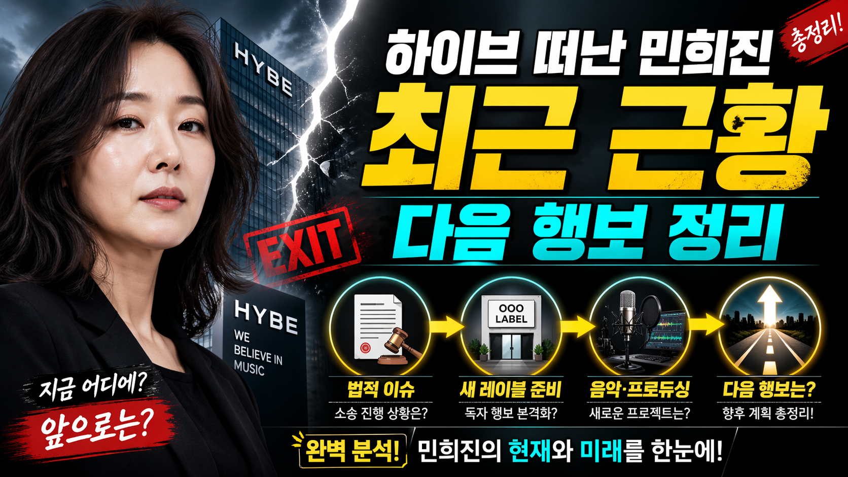 하이브 떠난 민희진, 최근 근황과 다음 행보 정리