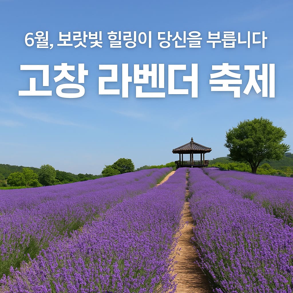 고창 청농원 라벤더 축제 썸네일 &ndash; 보랏빛 힐링 여행지 추천