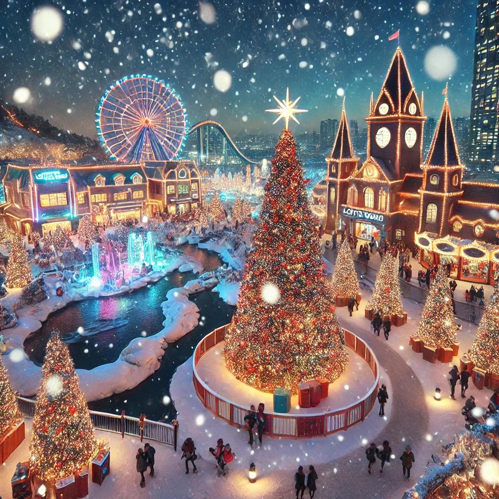 롯데월드 크리스마스