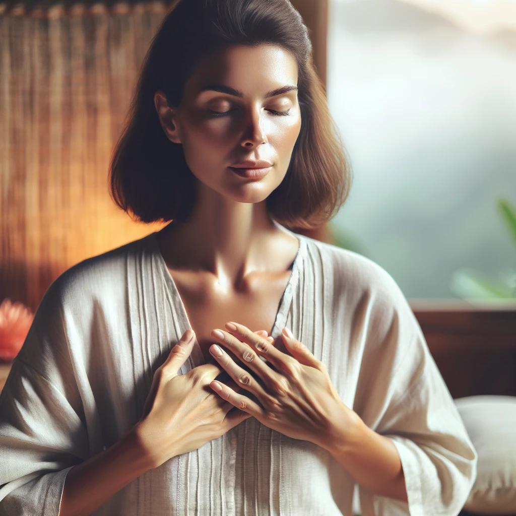 생리전 가슴뭉침 예방법 마사지 방법