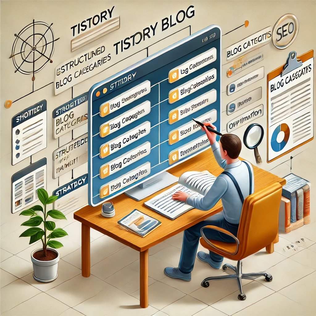 티스토리 블로그 카테고리 구성법
