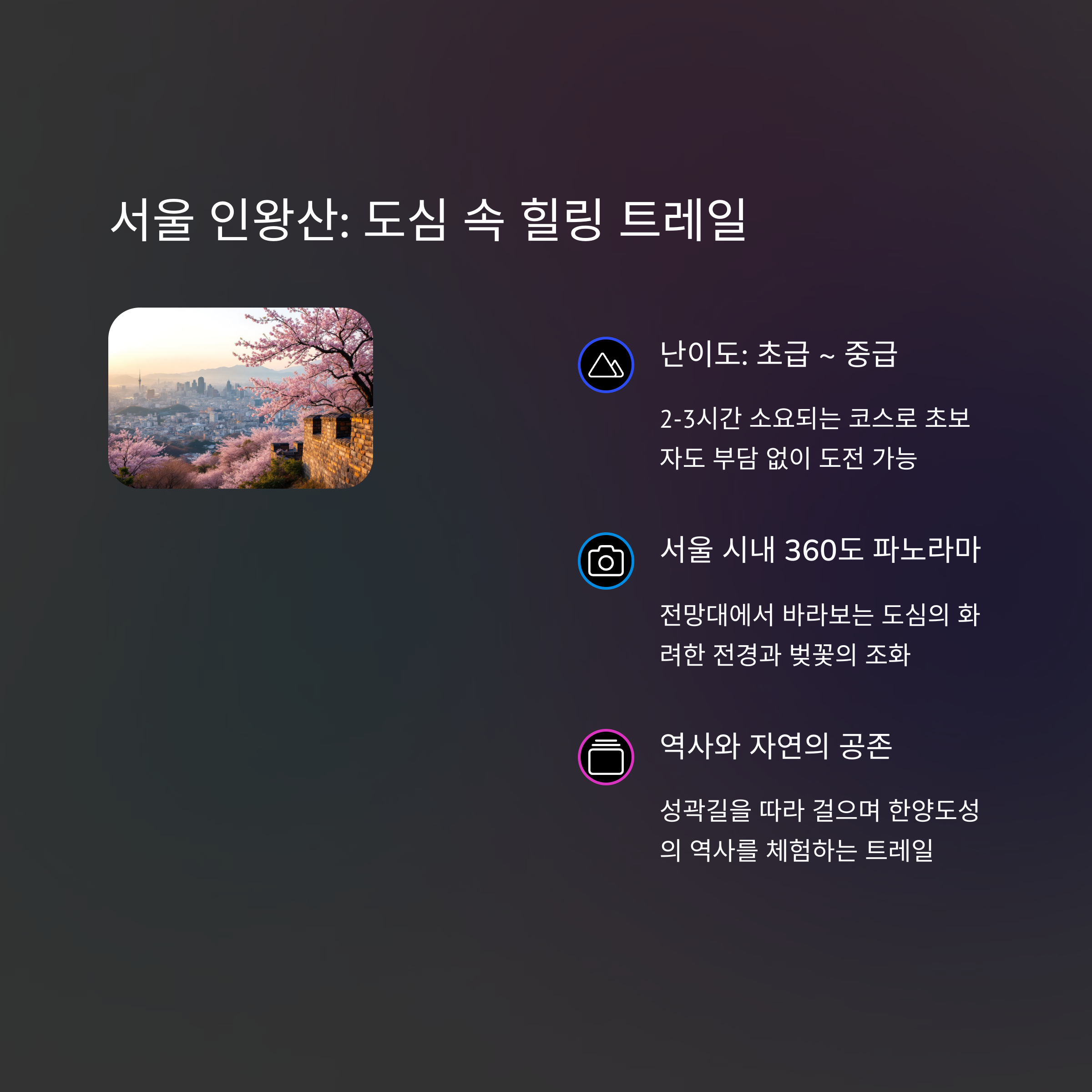 봄바람 맞으며 걷기 좋은 트레킹 코스 추천