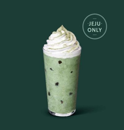 제주 쑥떡 크림 프라푸치노