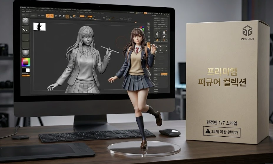 나노바나나 프로 피규어 생성 결과물