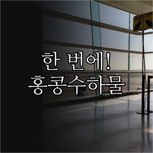 홍콩항공 온라인체크인 수하물 처리까지..