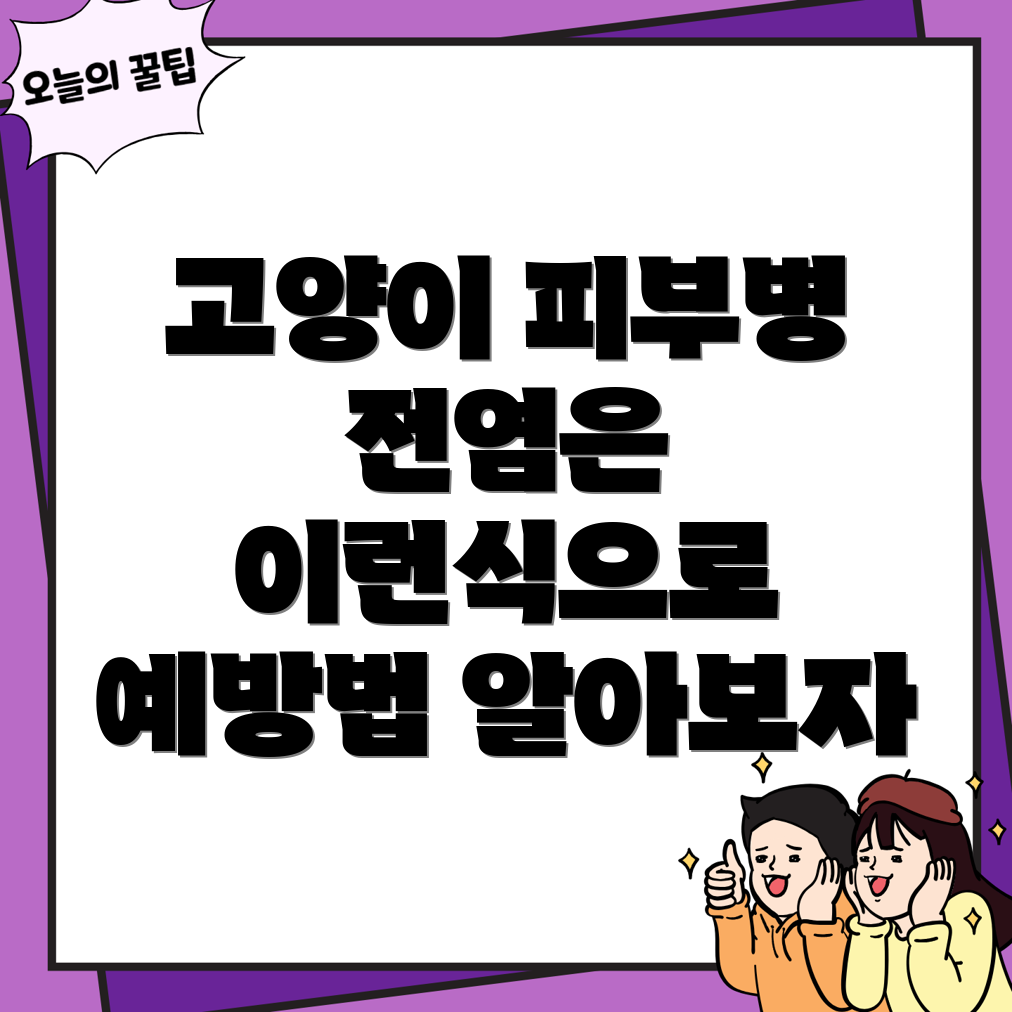 고양이 피부병