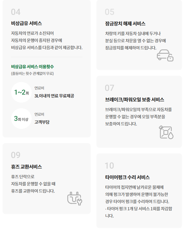DB 동부화재 다이렉트 자동차보험 긴급출동 서비스 전화번호