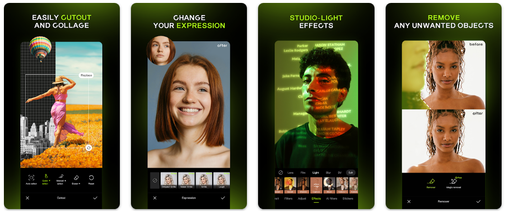 Hypic - Photo Editor & AI Art 기능