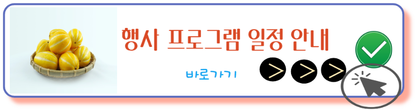 행사프로그램일정안내