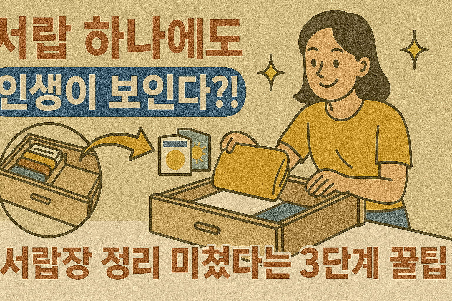 서랍 하나에도 인생이 보인다?! 서랍장 정리 미쳤다는 3단계 꿀팁