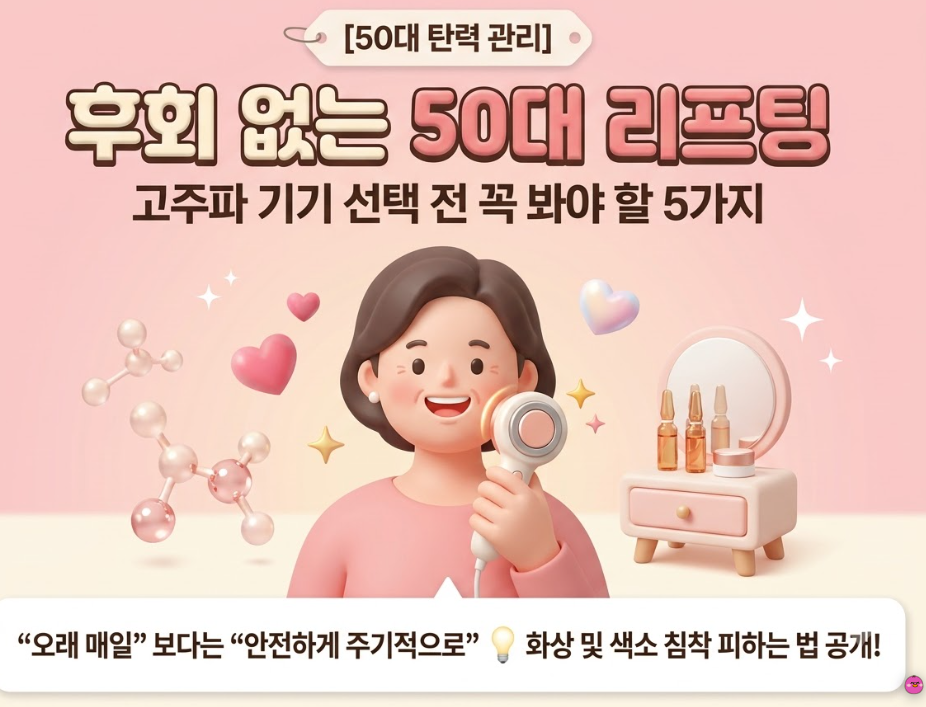 50대 피부 리프팅 고주파 기기