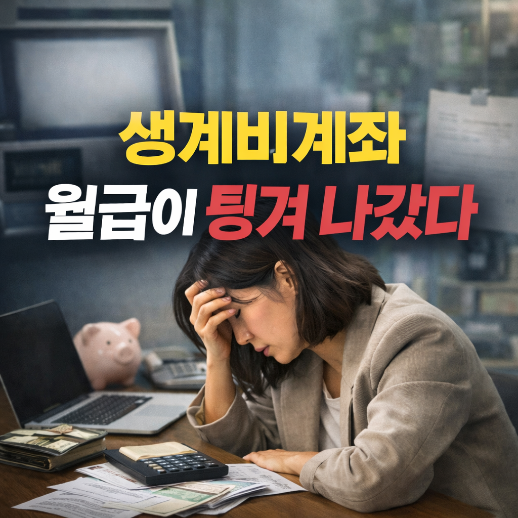 “월급이 튕겨 나갔다” 생계비계좌 실태 총정리, 압류방지 통장인데 왜 불편할까?