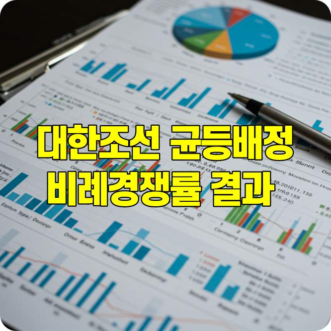 대한조선 균등배정 수량, 비례경쟁률, 주관사별 청약 결과