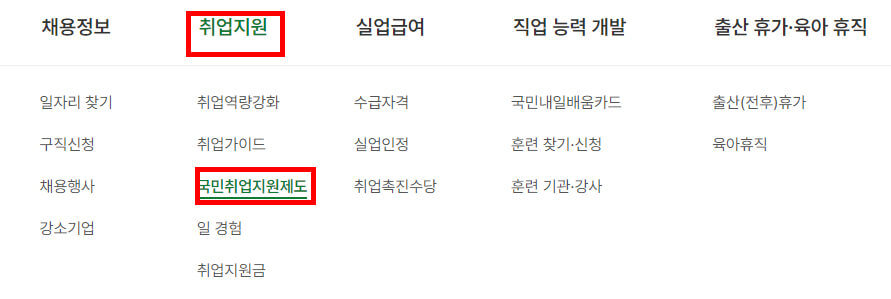 취업지원- 국민취업지원제도
