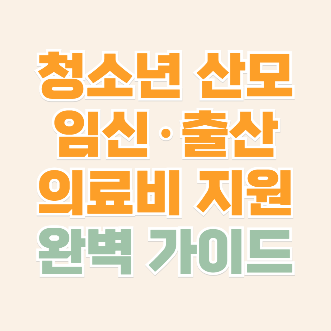 청소년 산모 임신 출산