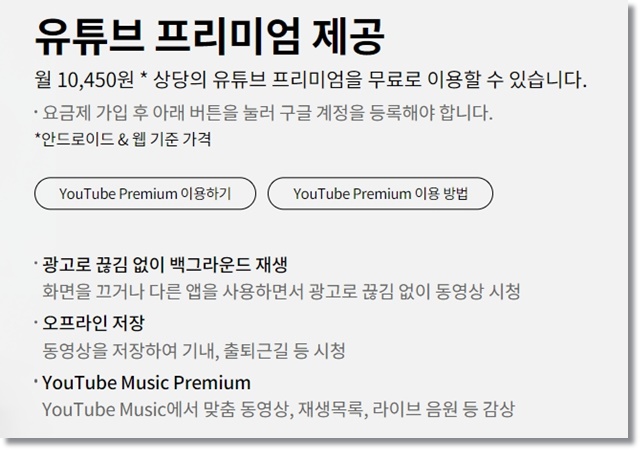 엘지 유플러스 KT 넷플릭스 요금제 