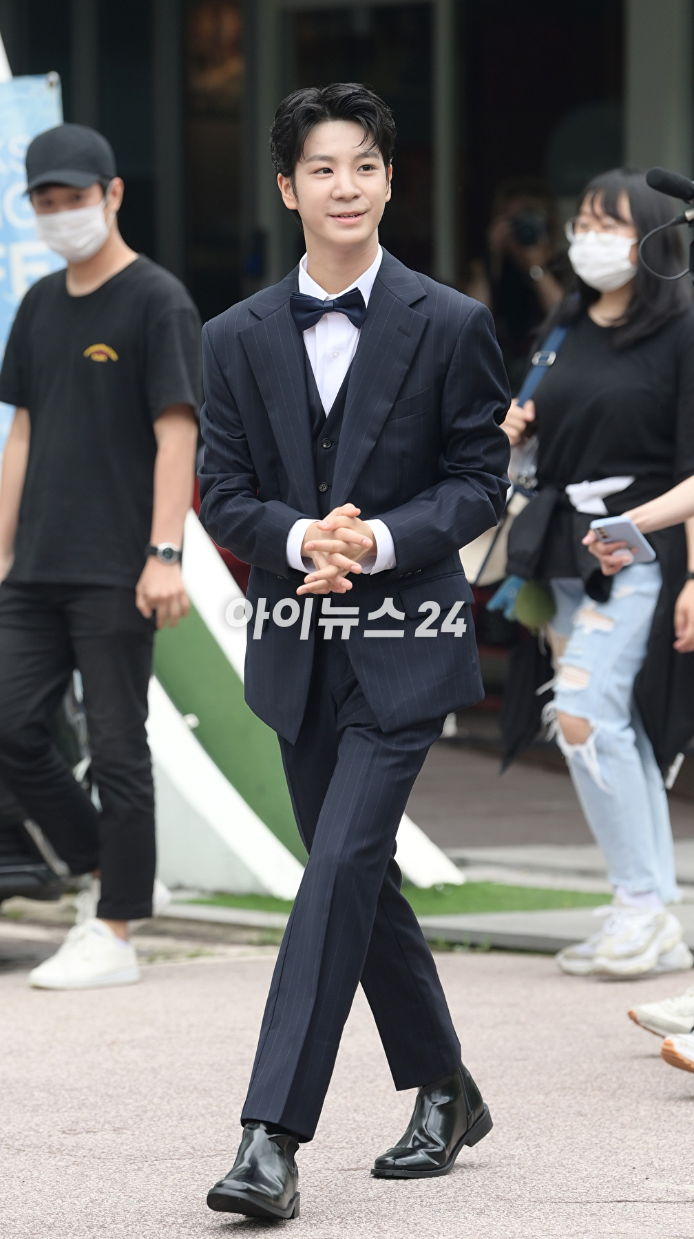 가수 정동원이 21일 오후 서울 장충동 크레스트72에서 열린 2022 방송광고 페스티벌 시상식에 참석하고 있다. [사진=정소희 기자]