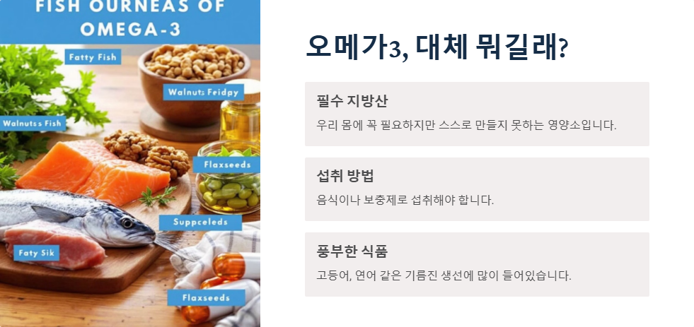 오메가3 효과