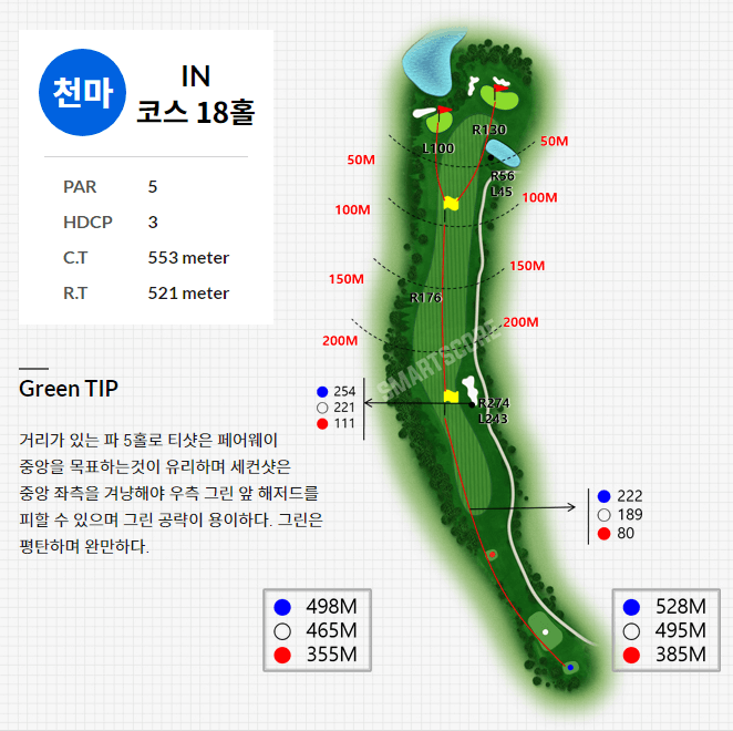 경주신라 컨트리클럽 천마코스 18