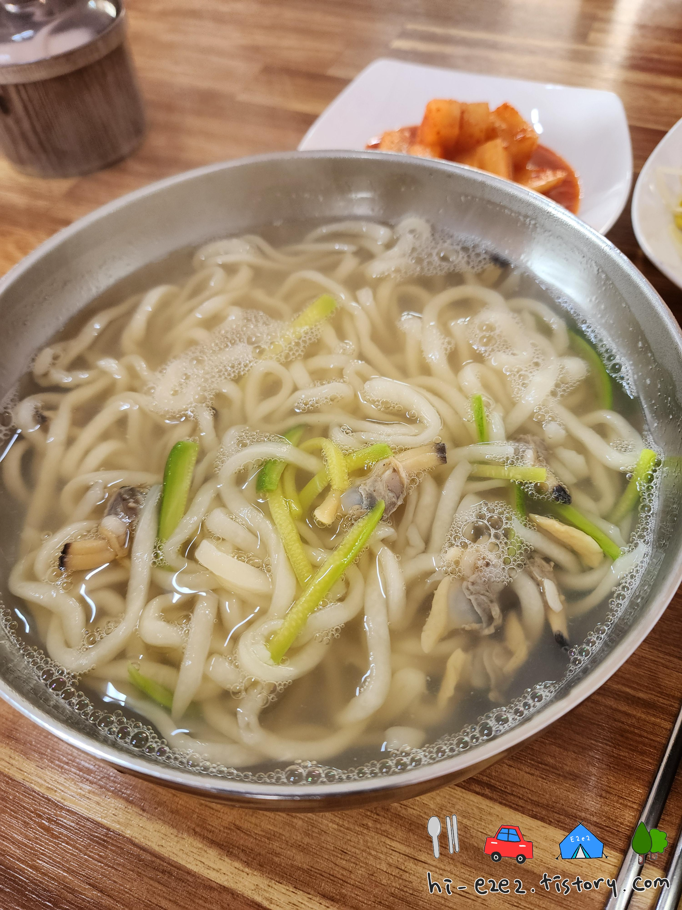 목포바지락칼국수