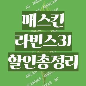 배스킨라빈스 할인총정리