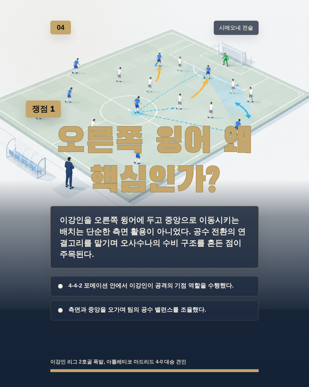 오른쪽 윙어 왜 핵심인가?