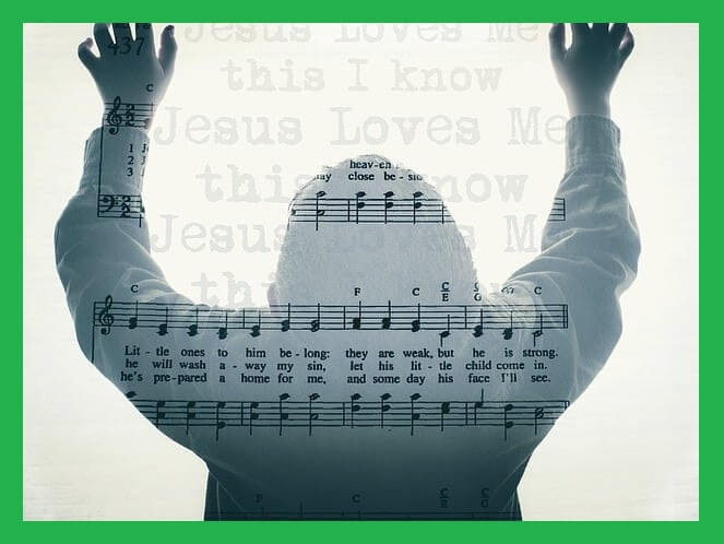 악보-위-사람-그림자