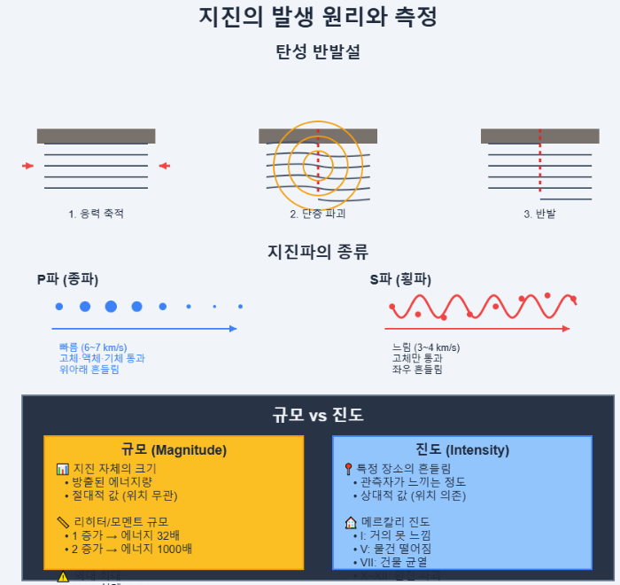 지진의 발생 원리와 측정