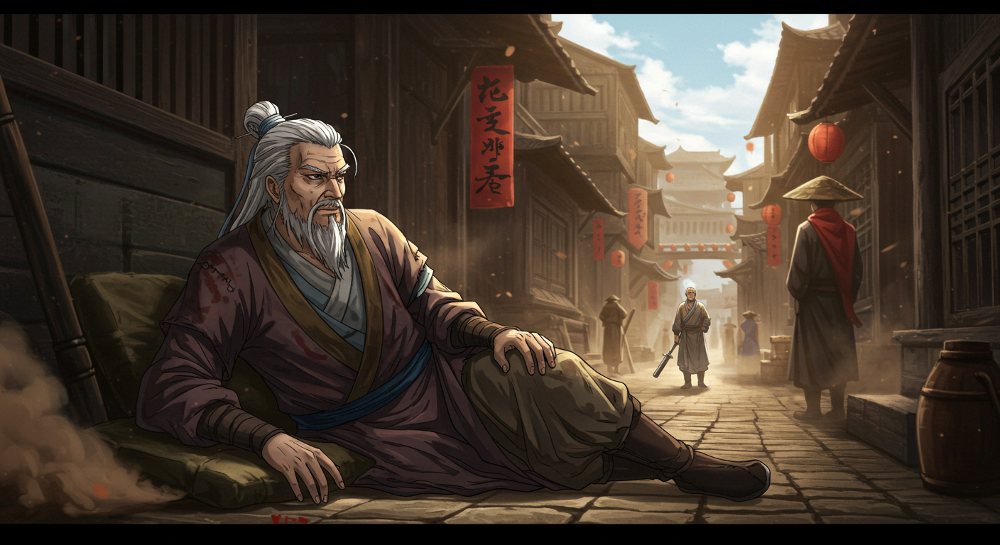 거지들이 길거리에 퍼질러 앉아 동냥하는 것 같지만, 사실 목표를 주시하고 정보를 수집하고 있다. 혹은 진짜 동냥하고 있는 걸지도?