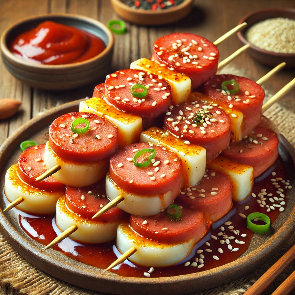 스팸 떡꼬치 관련 사진