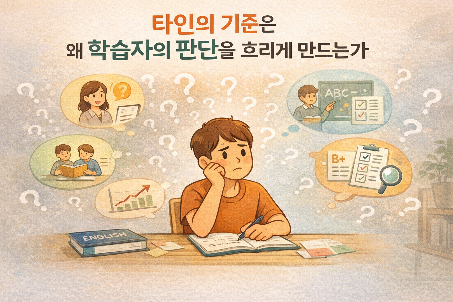 타인의 기준은 왜 학습자의 판단을 흐리게 만드는가