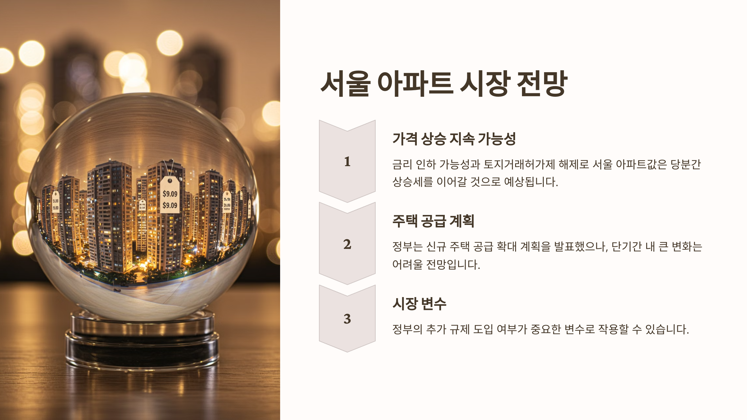 서울 아파트 시장 전망