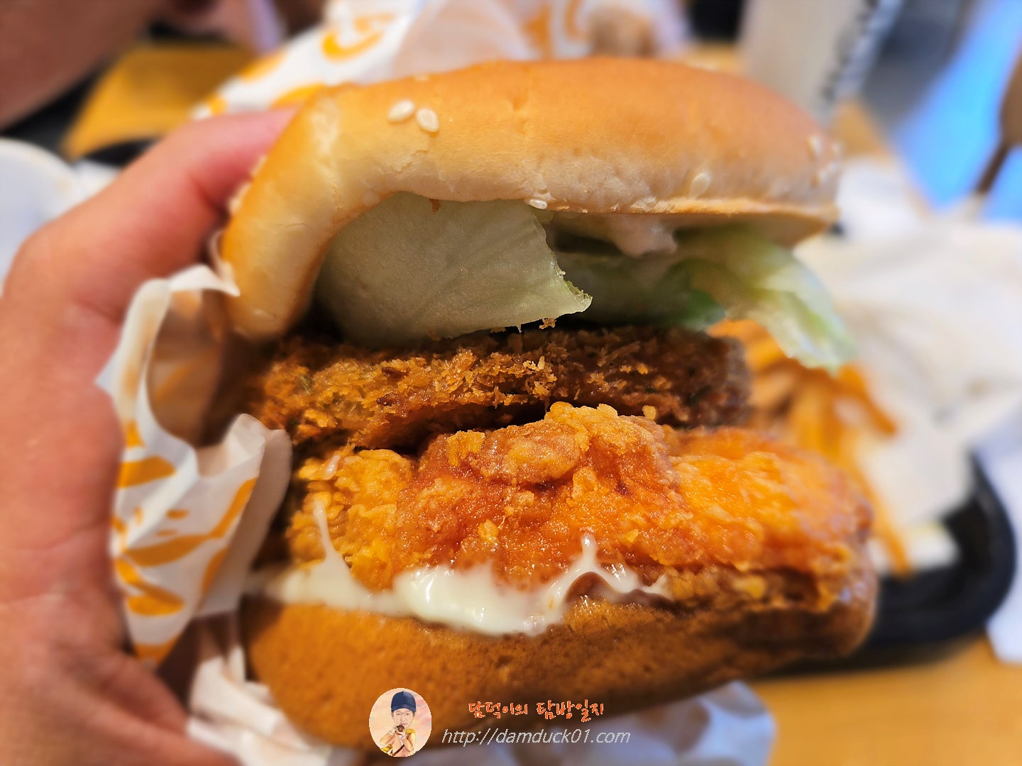 쉬림프싸이플렉스 버거