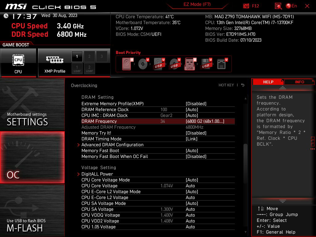 6800Mhz