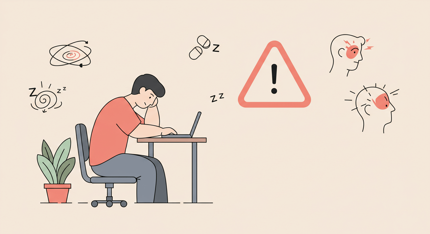 수면 보조제 사용 시 주의할 부작용