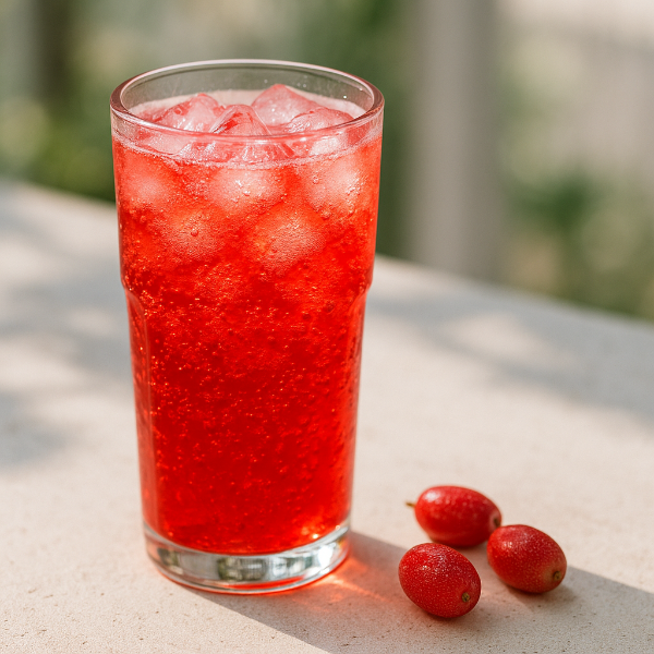 보리수청으로 만든 보리수청 탄산 에이드 이미지