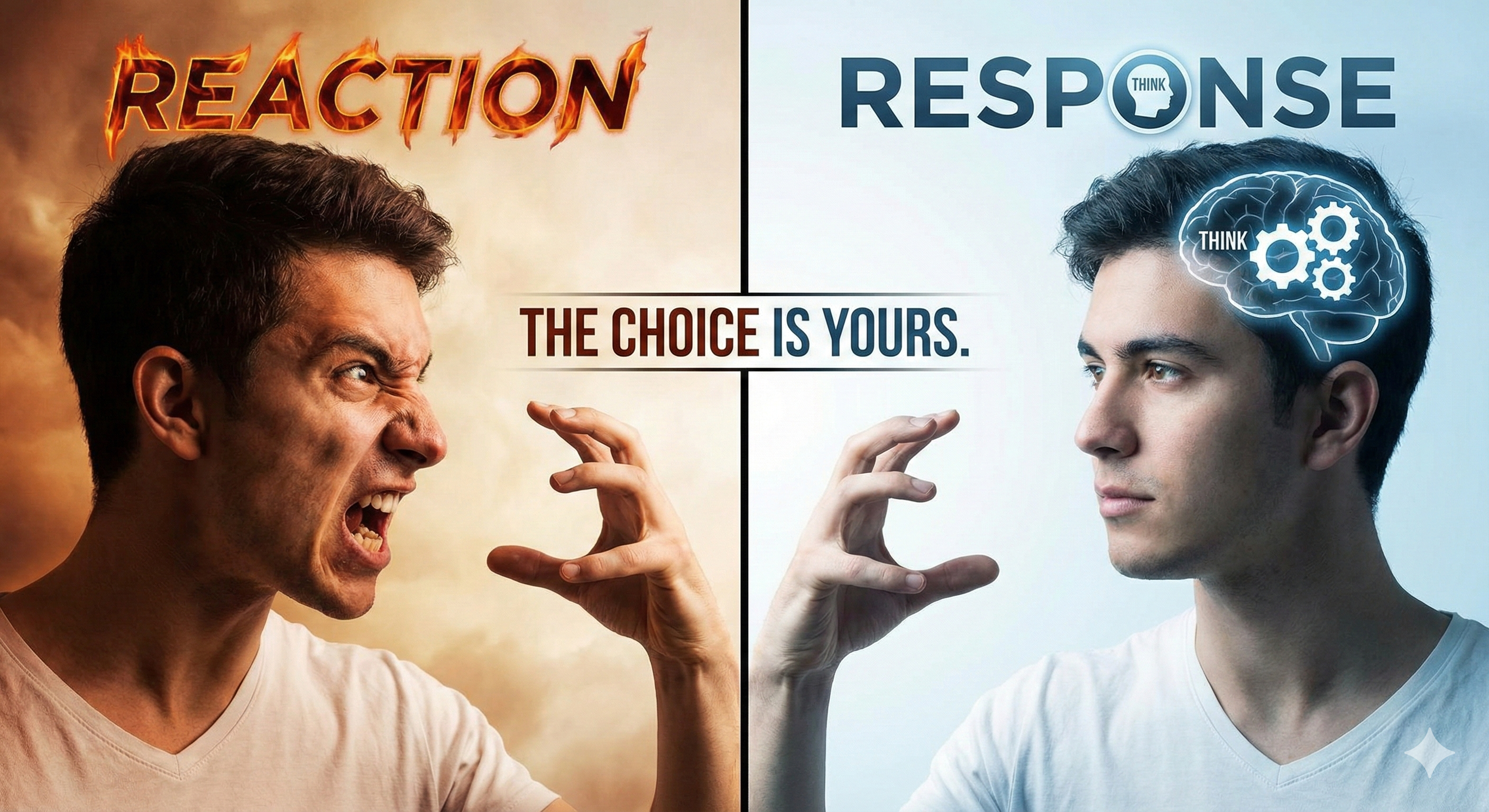 반응하지 말고, 대응하라