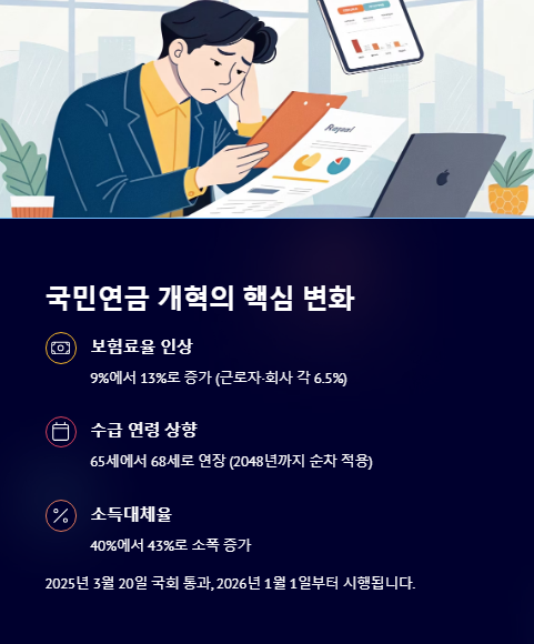 국민연금 개혁의 핵심 변화