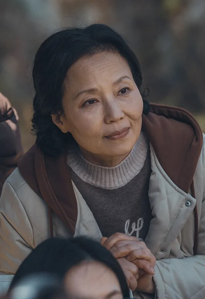 SBS드라마 우리영화 오민애가 맡은 교영의 엄마로 바리스타 황미선의 홍보 포스터 입니다.