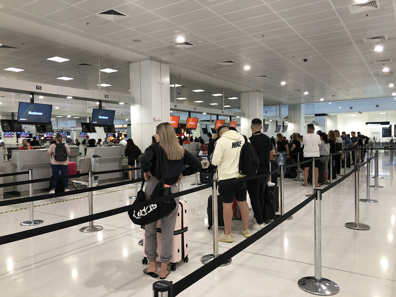 시드니공항 체크인