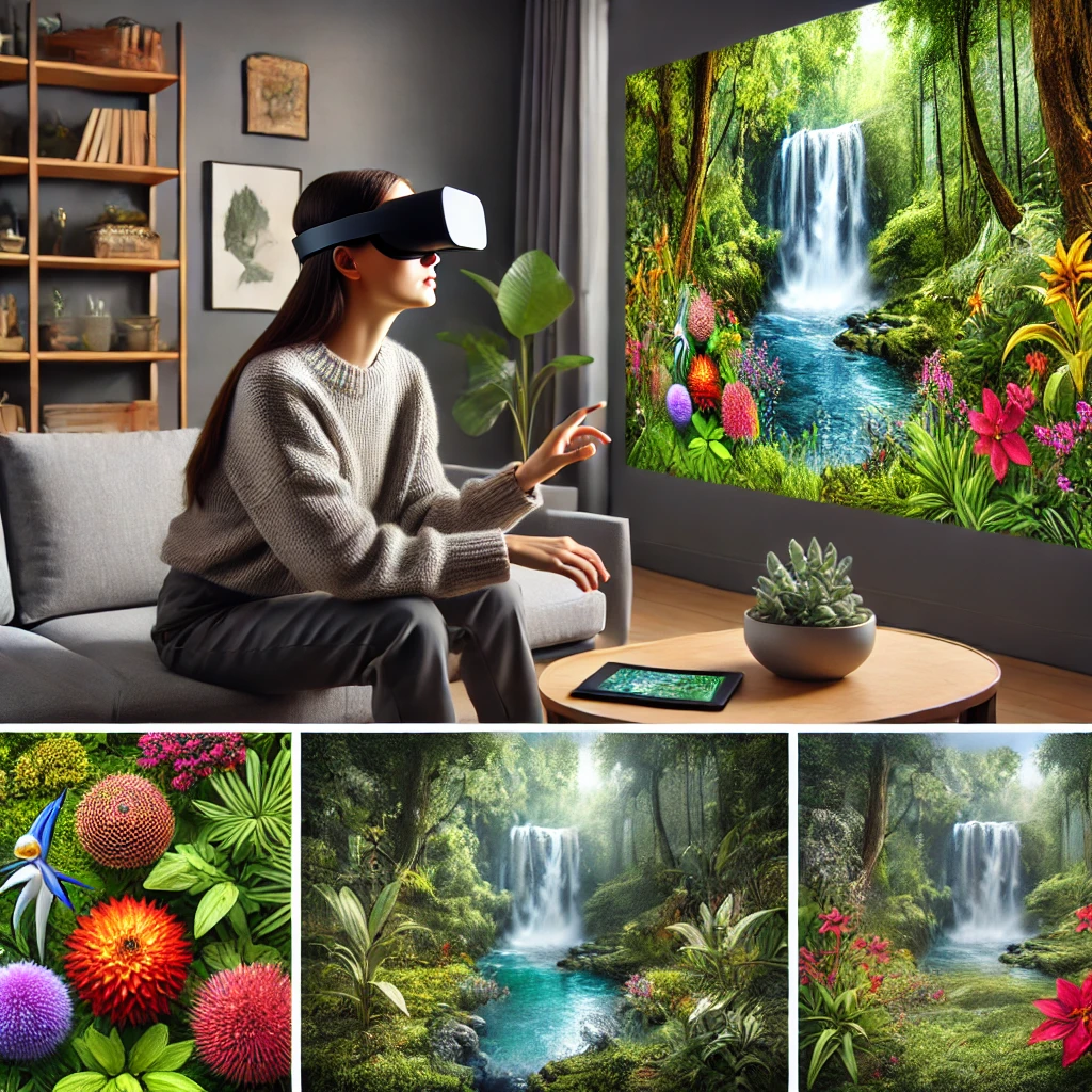 디지털 자연 탐험 (Virtual Nature Experience) 이미지