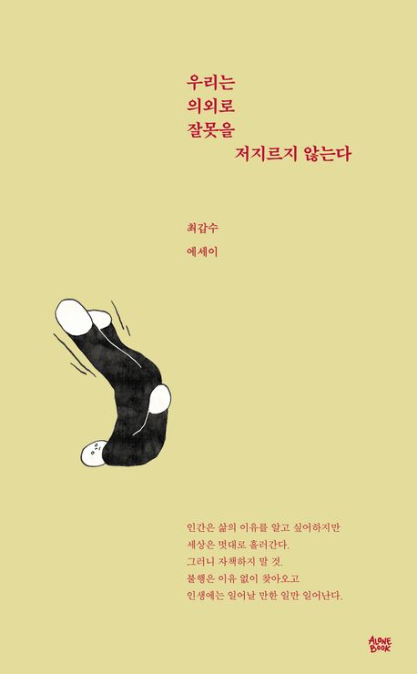 우리는 의외로 잘못을 저지르지 않는다 북커버 이미지
